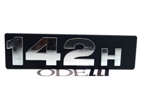 Emblema '142h' Lateral Scania (Plaqueta) 82/90