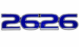 Emblema '2626' Cargo Resinado 06/10