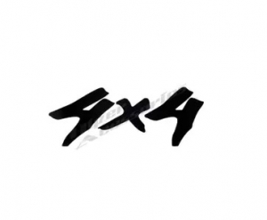 Emblema '4x4' S10 Blazer Preto 95/00