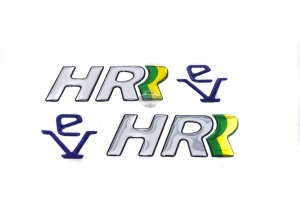 Emblema 'Hr Ev' 05/... (Par) Resinado