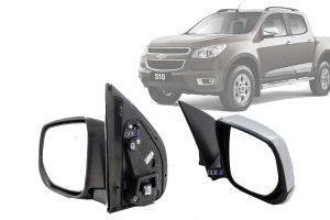 Kit Retrovisor S10 Trailblazer 12/17 Elé Cromado C/ Pisca