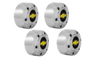 Kit Calota com Emblema Tracker 01/09 Cromada 8 Peças