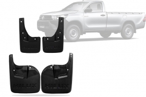 Para-barro (Lameiro) Hilux 16/... Cabine Simples 4x2 (Kit 4 Peças) Original