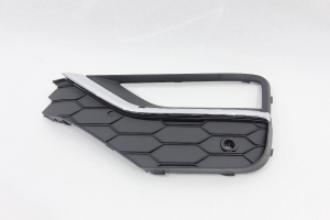 Moldura Farol Auxiliar Amarok 17/... Le C/Furo P/Sensor C/Friso Cromado