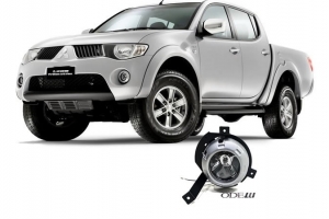 Farol Auxiliar L200 Triton C/Mold (Cinza) 07/11 Le