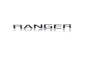 Emblema 'Ranger' Tampa Traseira Preto 13/... Pequeno