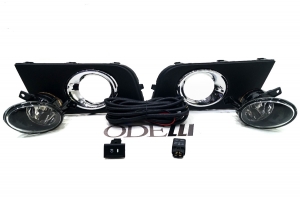 Farol Auxiliar Amarok 14/16 com Aro Cromado Kit