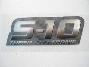 Emblema 'S10 Turbo Electronic' 2009