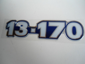 Emblema '13-170' Pequeno