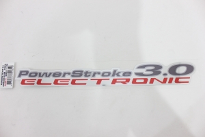Emblema 'Power Stroke 3.0 Eletronic' Ranger 10/... Prata