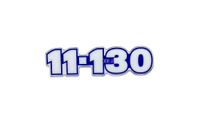Emblema '11-130' Grande Resinado 1981 / 1989