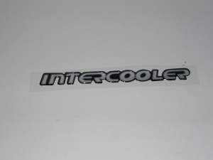 Emblema 'Intercooler' S10 Blazer 03/...prata