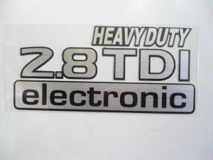 Emblema '2.8 Tdi Eletronic Heavy Duty' Frontier 03/07