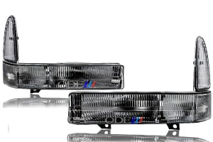 Lanterna Dianteira F-250/F-350/F-4000 99/...  Cristal Jogo