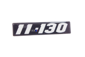 Emblema Vw '11-130' Retangular Resinado