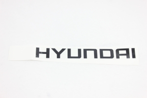 Emblema 'Hyundai' Capô Hr (Preto) S/ Resina