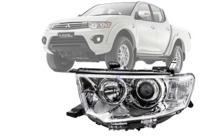 Farol L200 Triton Hpe 13/16 Pajero Dakar 08/16 Le