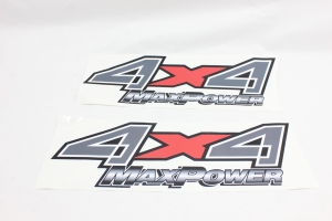Emblema '4x4 Max Power' F-250 05/... Grafite