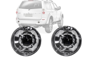 Kit Lanterna Tras Pajero Sport Tr4 05/08 Cristal (Re) Para-choque  70mm Iam (Original) 2 Peças