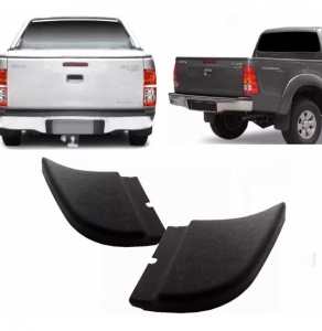 Ponteira Para-choque Tras Hilux 05/15 /15 Srv (Par) Borracha