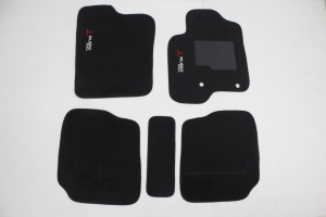Tapete Cabini Pajero Full Carpete (5 Peças) Preto