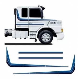 Faixa Original Scania 113 92/93  Azul