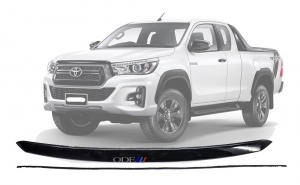 Friso Preto (Moldura) Capô Hilux 16/18 Plástico