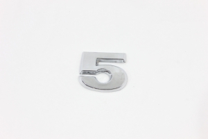 Emblema '5' Vw 15/... Cromado