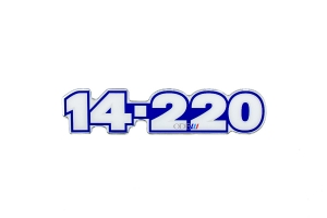 Emblema '14-220' Pequeno Resinado 91/99