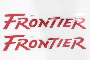 Emblema 'Frontier' 03/08 (Par) Vermelho