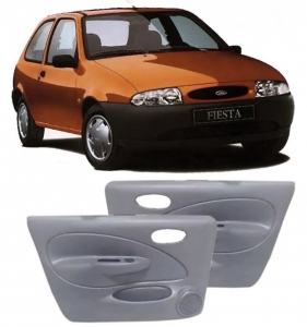 Kit Forro Porta Fiesta/Courier 03/08 2p Elé C/ Tela Ld/Le