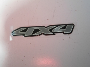 Emblema '4x4' S10 01/... Prata