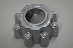 Calota Centro Roda F-250 F-350 Prata Vazada