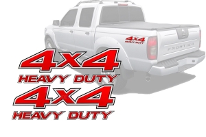 Emblema '4x4 Heavy Duty' Frontier 03/07 (Par)