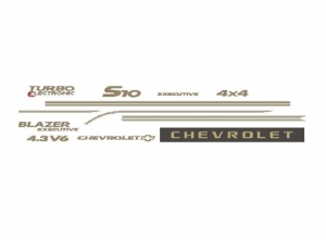 Faixa Original S10 2006 Executive Cab Dupla