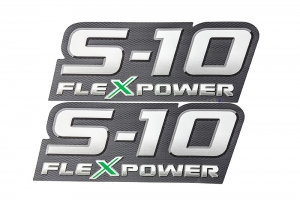 Emblema 'S10 Flex Power' 10/11 Verde (Sportinox)