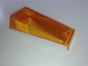 Lente Lanterna Diant F-1000 a F-4000 .../92 Plast Ambar Ld