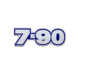Emblema Vw '7-90' Pequeno Resinado 1987 / 1994