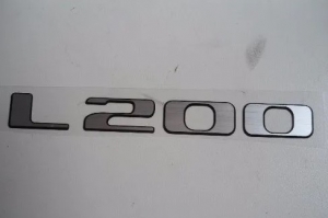 Emblema 'L200' L200 Sport Prata (S/ Resina)