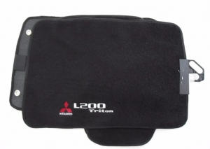 Tapete Cabini Triton 08/16 Carpete (5 Peças) Preto