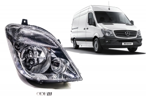 Farol Dianteiro Sprinter C/Farol Auxiliar 12/17 Ld