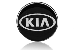 Emblema Calota Kia Sportage 03/07 Preto 56mm