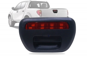Maçaneta Tampa Tras Triton 08/... Preta (Completa C/ Brake Light)