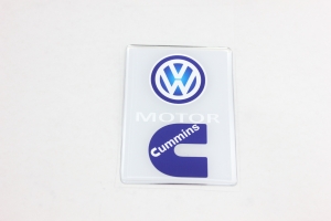 Emblema 'Cummins Vw' Vw Caminhões Resinado