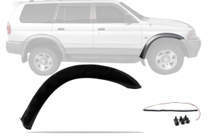 Alargador Dianteiro Pajero Sport Plastico Original Ld 00/06