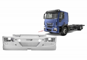 Para-choque  Iveco Tector Cursor 2008 / 2018 Fibra Rtm (Igual Original)