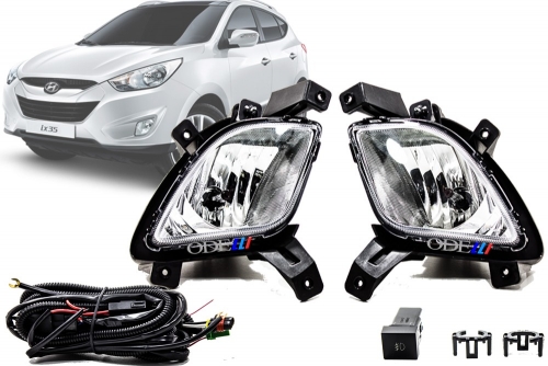 Farol Auxiliar Ix35 2009 / 2014 Kit