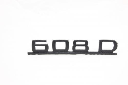 Emblema Mb '608 D' Original (Metal) Preto