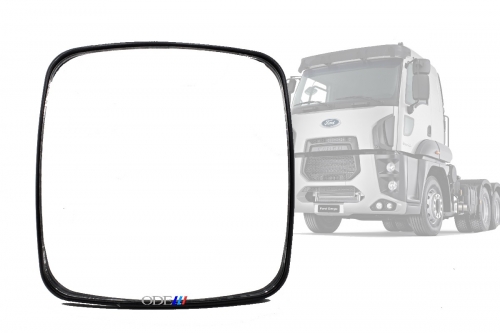 Lente C/ Base Espelho Cargo Pesado 13/... Euro 3 Convexo (Pequeno)