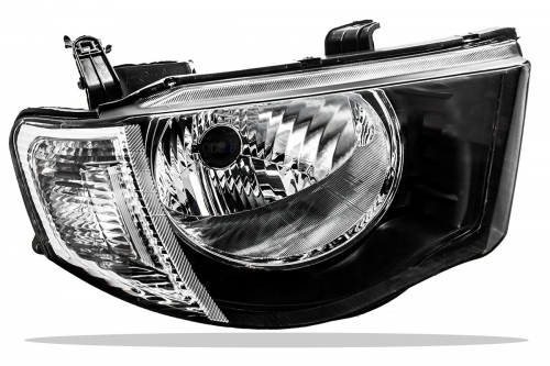 Farol L200 Triton Hpe 08/10 Gls/Xb/Hls 11/16 Cristal Ld